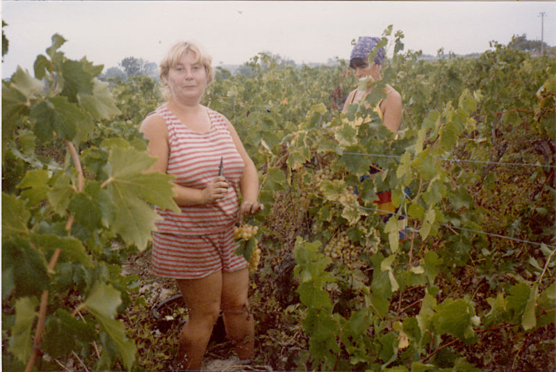 Nadine Sbarra et Genéviève Pérémarty en 1985