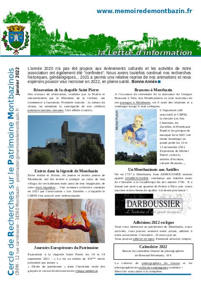 Lettre d'information N°7