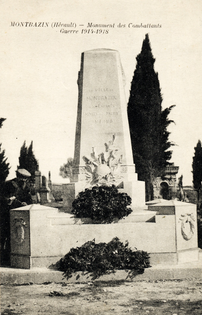 le monument aux morts de Montbazin