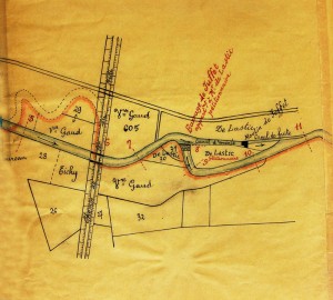 plan du barrage de Juffet