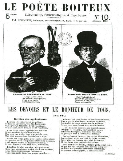 couverture de la revue "le poète boiteux"