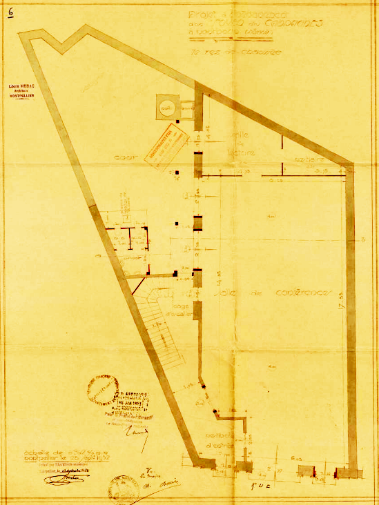 foyer des campagnes : plan du rez-de-chaussée