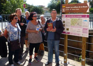 inauguration randonnée Collines de la Moure